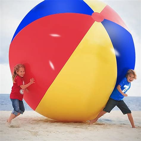 Novelty Place Giant Inflatable Beach Ball Pool Toy For