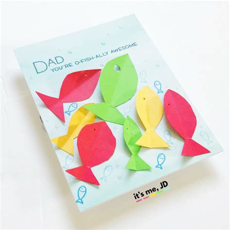 This tutorial from every tuesday (which is complete with an instructional video and free templates), makes this diy creative card an easy feat. 4 Easy Handmade Father's Day Card Ideas