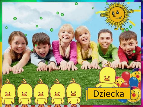 Możesz nimi podzielić się na portalach społecznościowych lub. Dzieci i tańczące kaczuszki z napisem Dzień Dziecka - Gify ...