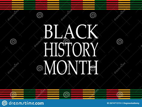 Black History Month On Black Backgrounds African American History