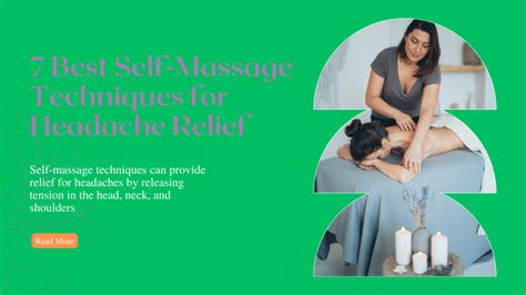 7 Best Self Massage Techniques For Headache Relief Healthy Lifestyle