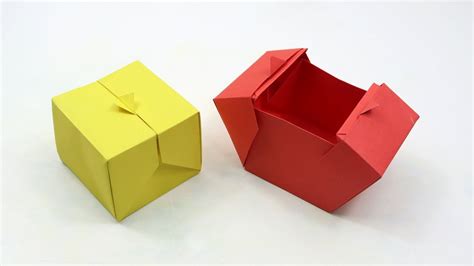 How To Make A Origami Box With Lid Ronniematteus