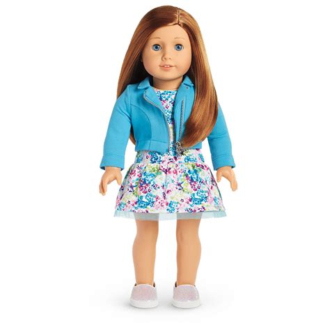 Buy American Girl Truly Me Dn65 Doll And Book Red Hair And Blue Eyes 18 Doll Online At Lowest