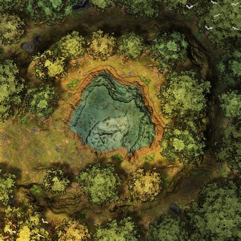 Forest Encounter Map Czrpg Battlemaps
