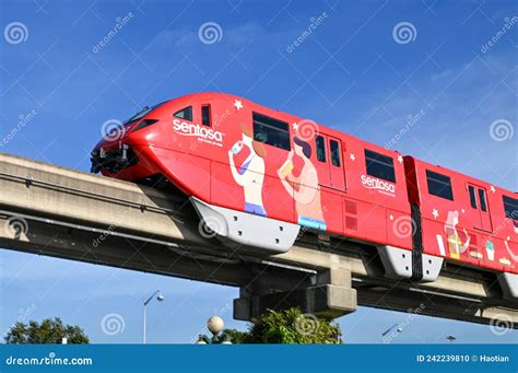Sentosa Express Monorail In Singapore Editorial Image Image Of