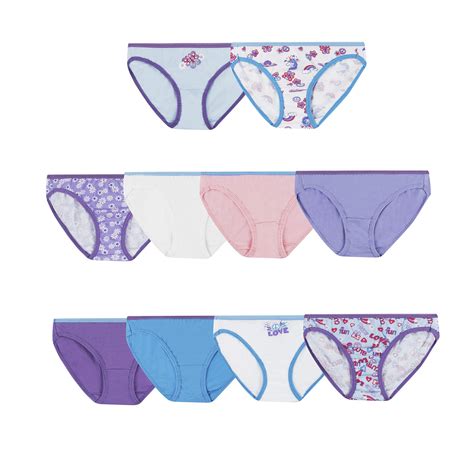 Buy Girl S Bikini Pack Of 10 Bikini Style Underwear Pack Of 10 Online At Desertcartsri Lanka