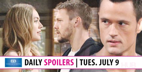 The Bold And The Beautiful Spoilers Tuesday July Liam Tries Again