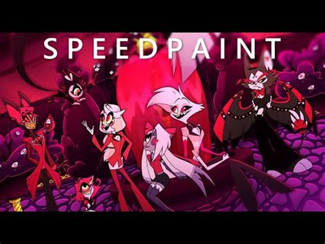 Hazbin Hotel Speedpaint Youtube