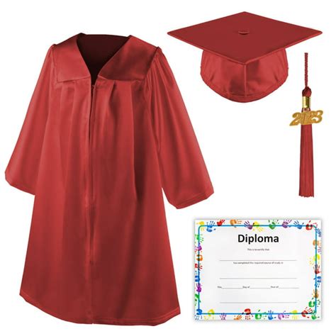 Class Act Graduation Shiny Kindergarten Preschool Graduation Cap And Gown