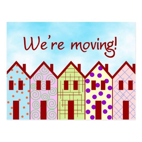 Were Moving Postcard Zazzle