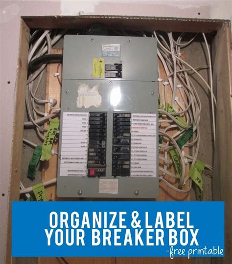 Electrical panel labeling best practices. 25 Electrical Panel Labels Template in 2020 | Organizing ...