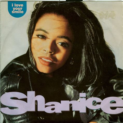Shanice I Love Your Smile 1991 Injection Moulded Labels Vinyl