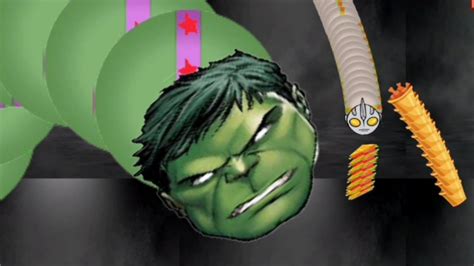Biggest Worm Super Hero Marvel Hulk Worm Zone Super Heroes 016 Short