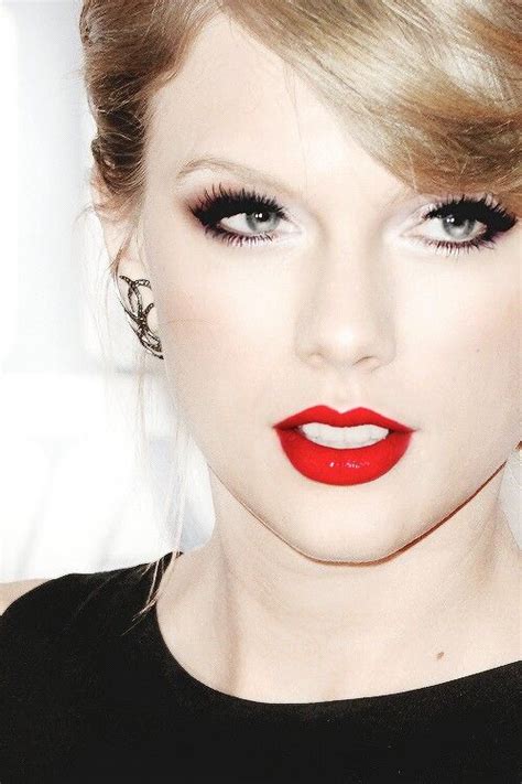 Red Lip Classic ♥♥♡♥♥ Glam Makeup Taylor Swift Hot Makeup