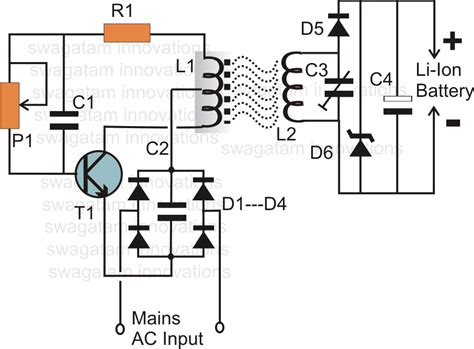 How To Make An Inductive Li Ion Battery Charger Circuit Circuit