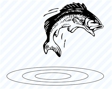 Fish Jumping Svg File Include Svg Png Eps Dxf Free Svg Cut Sexiz Pix