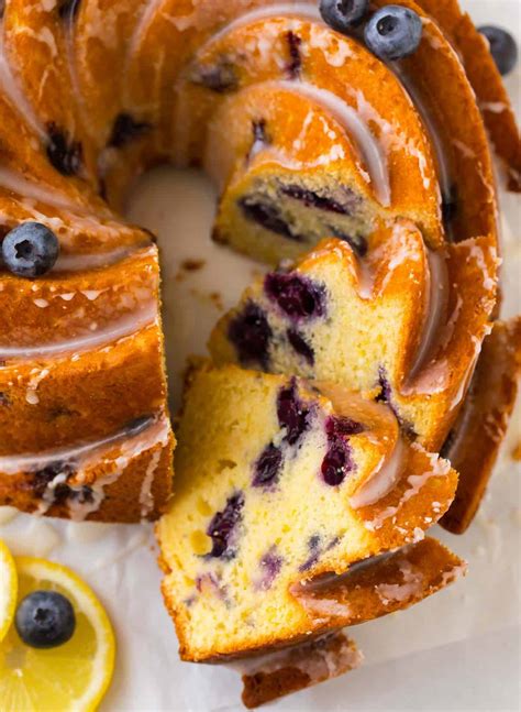 Lemon Blueberry Bundt Cake Easy And Moist