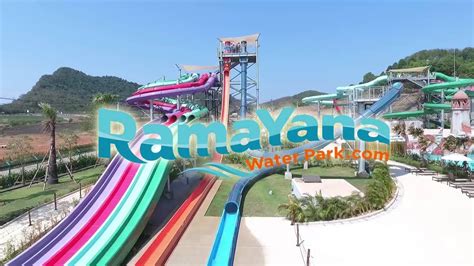 Freefall Water Slide Ramayana Water Park Pattaya Thailand Youtube