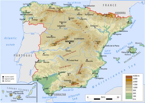 Spain Maps Facts Geography Of Spain Map Of Spain Spain Destination