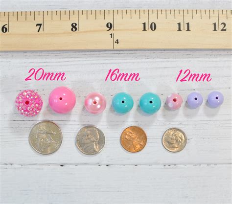 Bubblegum Bead Sizes And Stringing Material Boutique Craft Supplies