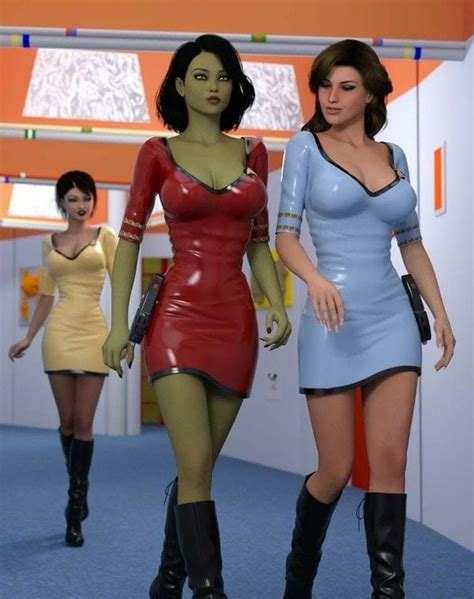 Startrek Latex Style Star Trek Fashion Star Trek Costume Star Trek