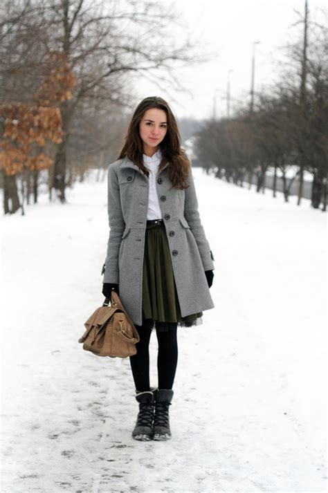 Inspiring Skirt And Boots Combinations For Fall And Winter Outfits 7 Fashion Best