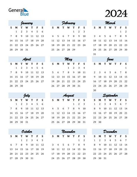 Printable Monthly 2024 Calendar 2024 Calendar Pdf Word Excel