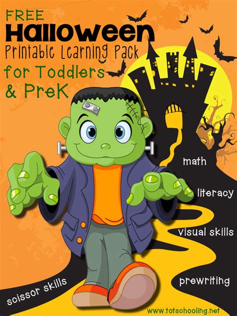 Fun Learning For Kids Free Halloween Printable Pack For Toddlers And Prek