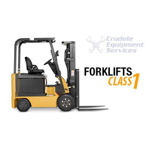 Electric 3 Wheel Ride On Forklifts Crudele Equipment Services