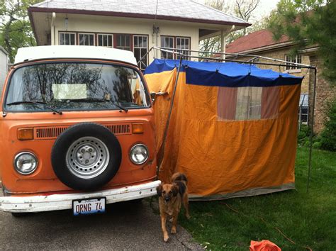 Side Tent For 1974 Vw Bus Vw Westfalia Volkswagen Camper Camper Van Vw Camping Combi Vw