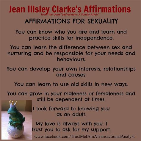 affirmations for sexuality stage of human development 13 to 19 years jean illsley clarke