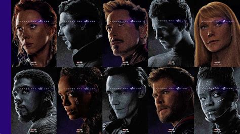 Avengers Endgame Poster Character Deaths Revealed By Marvel In The New