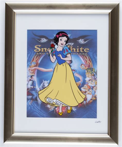 Walt Disney S Snow White And The Seven Dwarfs Snow White X Custom Framed Hand Painted