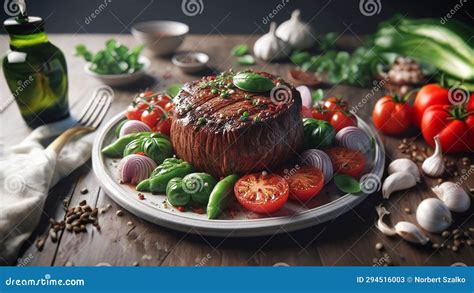 Gourmet Delight: a Symphony of Flavors - AI Generated Illustration