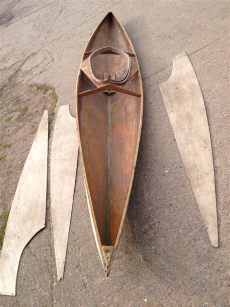 Handmade Wood Kayak Canoe For Sale From United Kingdom