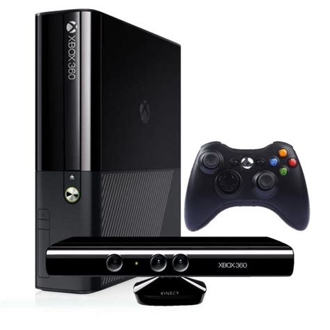 Console Xbox 360 Super Slim 320gb Com 1 Controle E Kinect Usado Meu