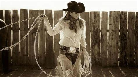Cowgirl Fence Girl Lasso Rope Woman Hat Hd Wallpaper Peakpx