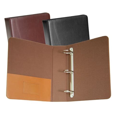 Royce Leather 3 Ring D Ring Binder Leather Binder Leather 3 Ring