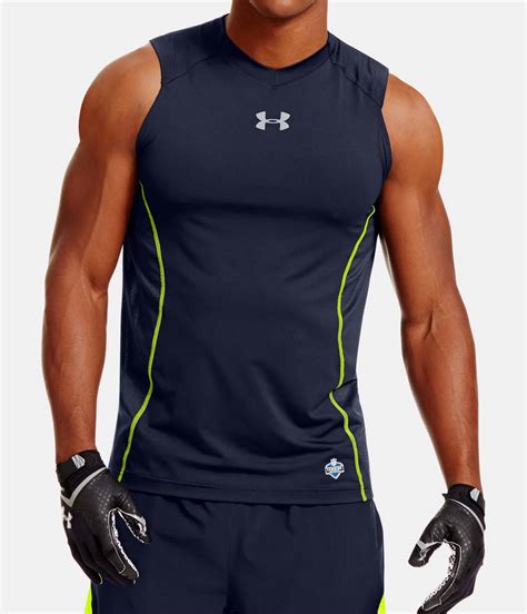 Mens Nfl Combine Authentic Fitted Sleeveless Shirt Under Armour Us