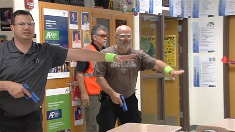 Law enforcement officers train for real-life active shooter scenarios