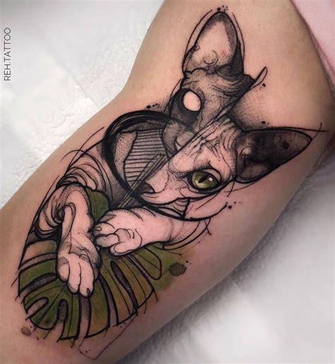 Stylish Sketch Watercolor Tattoos By Renata Henriques Sketch Style