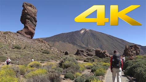 4k Climbing 3718 M Active Volcano Mount Teide On Tenerife Youtube