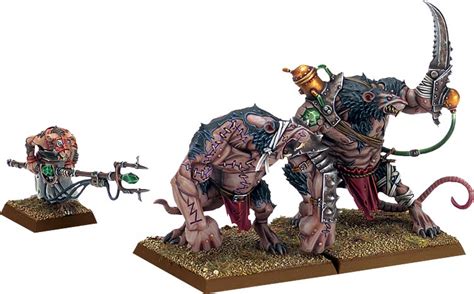 Image Skaven Rat Ogres And Packmaster Warhammer Wiki Fandom