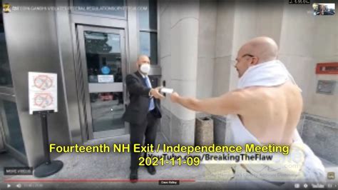 Nh Exit Fourteenth Meeting On Declaring Independence From The United