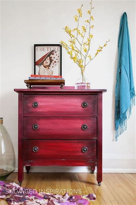 Ombré Painting Effect On Small Dresser Smallbedroomfurniture Ombre