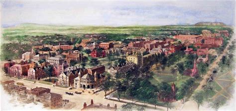 Richard Rummells 1906 Watercolor Of The Yale Campus In Image Free Photo