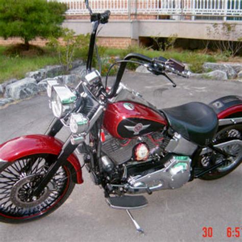 Softail deluxe with 20 inch chrome hcc apes. Softail - Hill Country Custom Cycles Photo Gallery