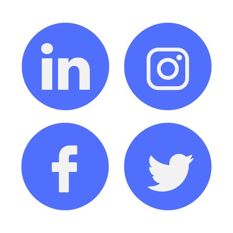 Transparent Social Media Logos Icons