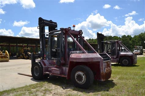 TAYLOR BIG RED 30,000LB DUAL WHEEL FORKLIFT W/CUMMINS ENGINE; W/8