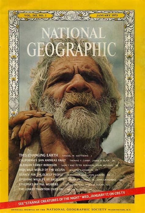 National Geographic January 1973 National Geographic Back Issues